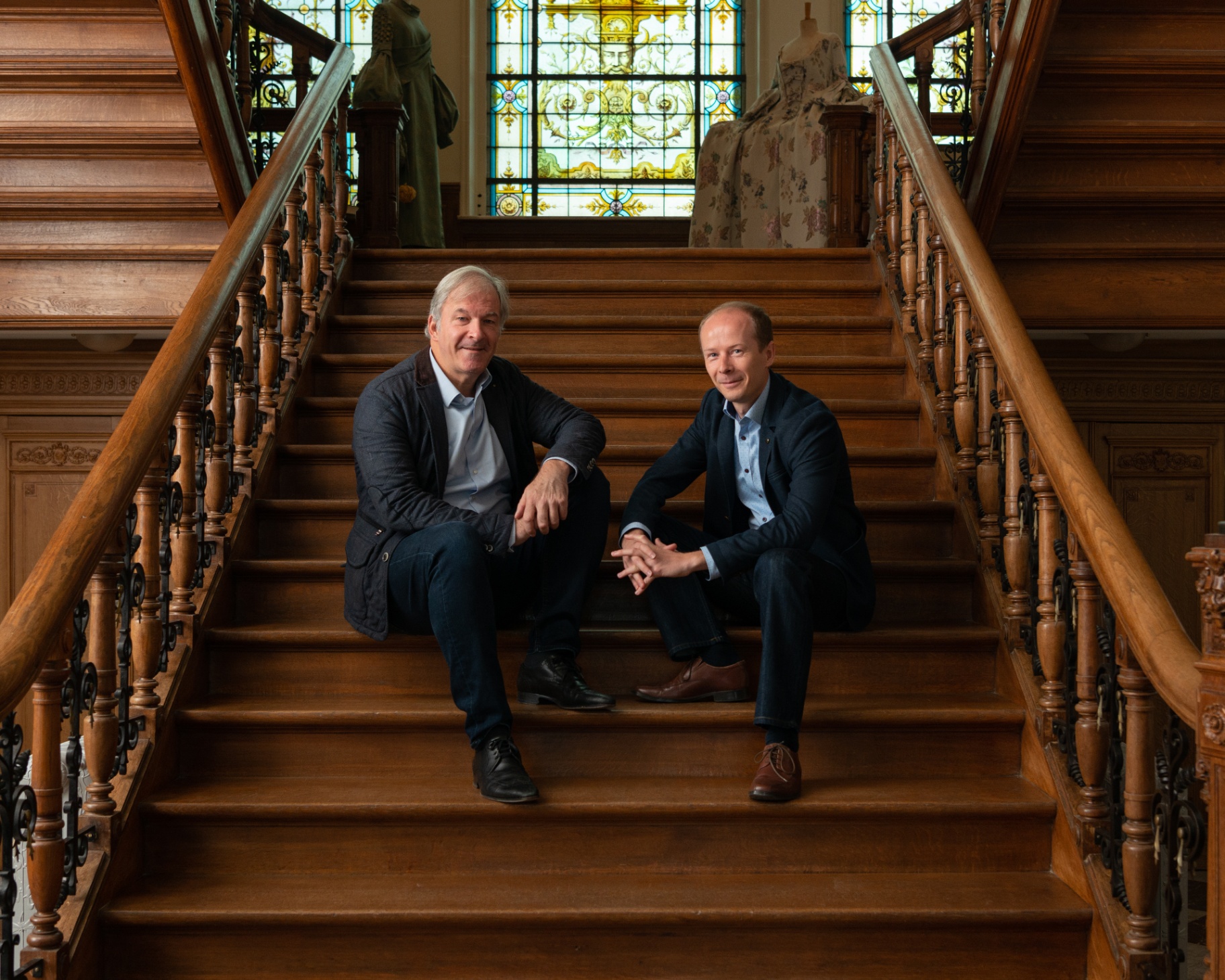 Christophe De Wit (links) en Dr. Steven De Klerck (rechts)